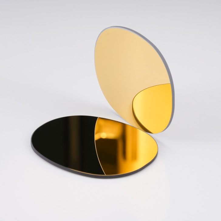 Gold-plated external reflective mirror Gold-plated external reflective mirror