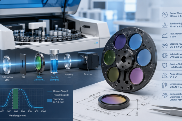 Custom Biochemical Analyzer Filter