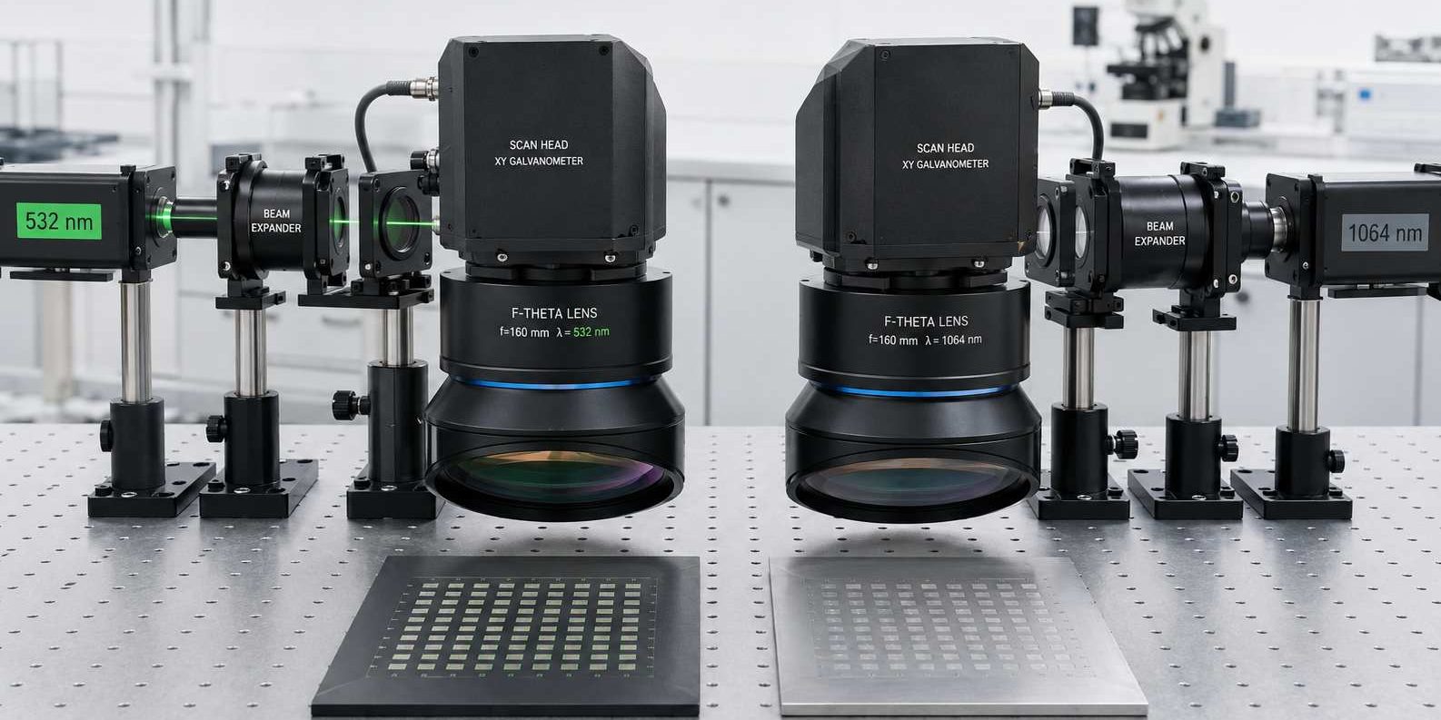 1064nm vs 532nm f theta scan lens 1064nm vs 532nm f theta scan lens