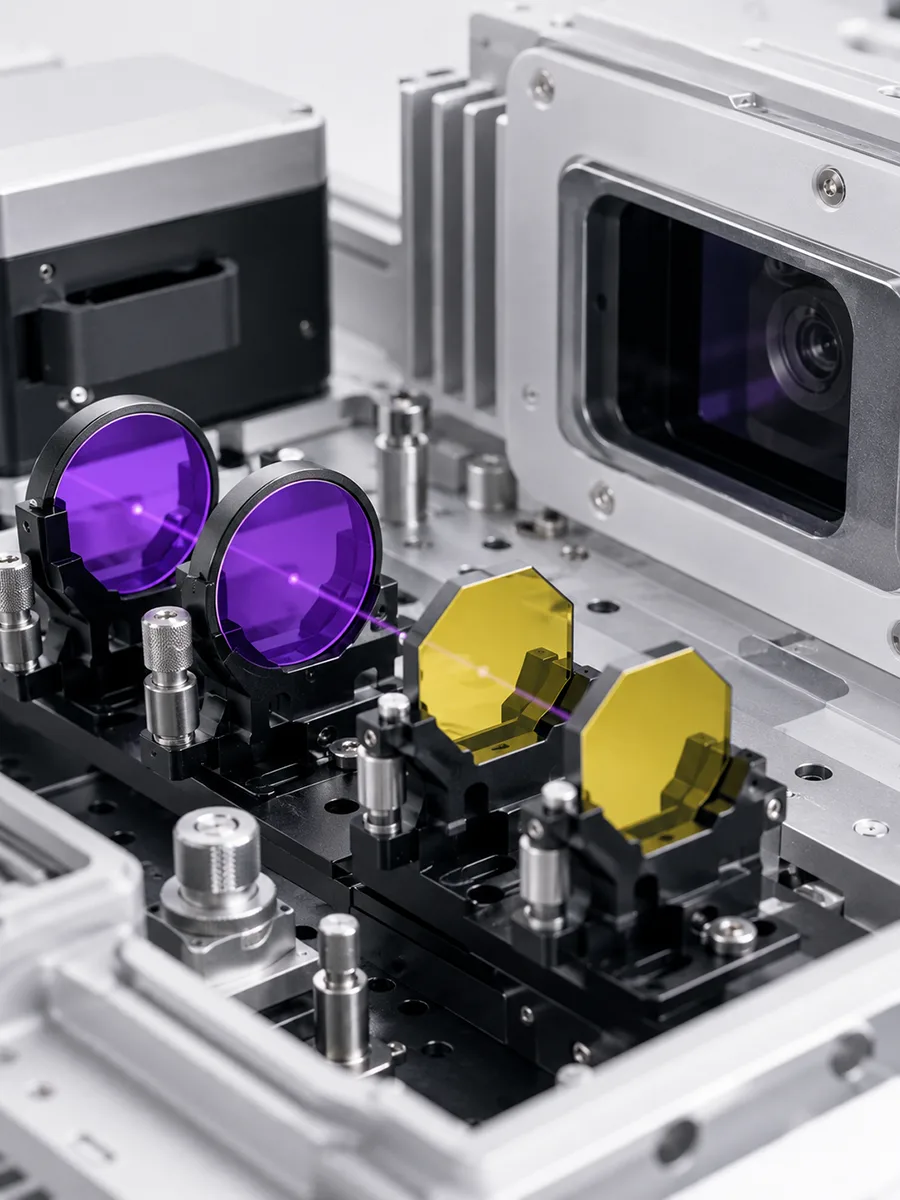LiDAR and optical sensing system using precision optical components