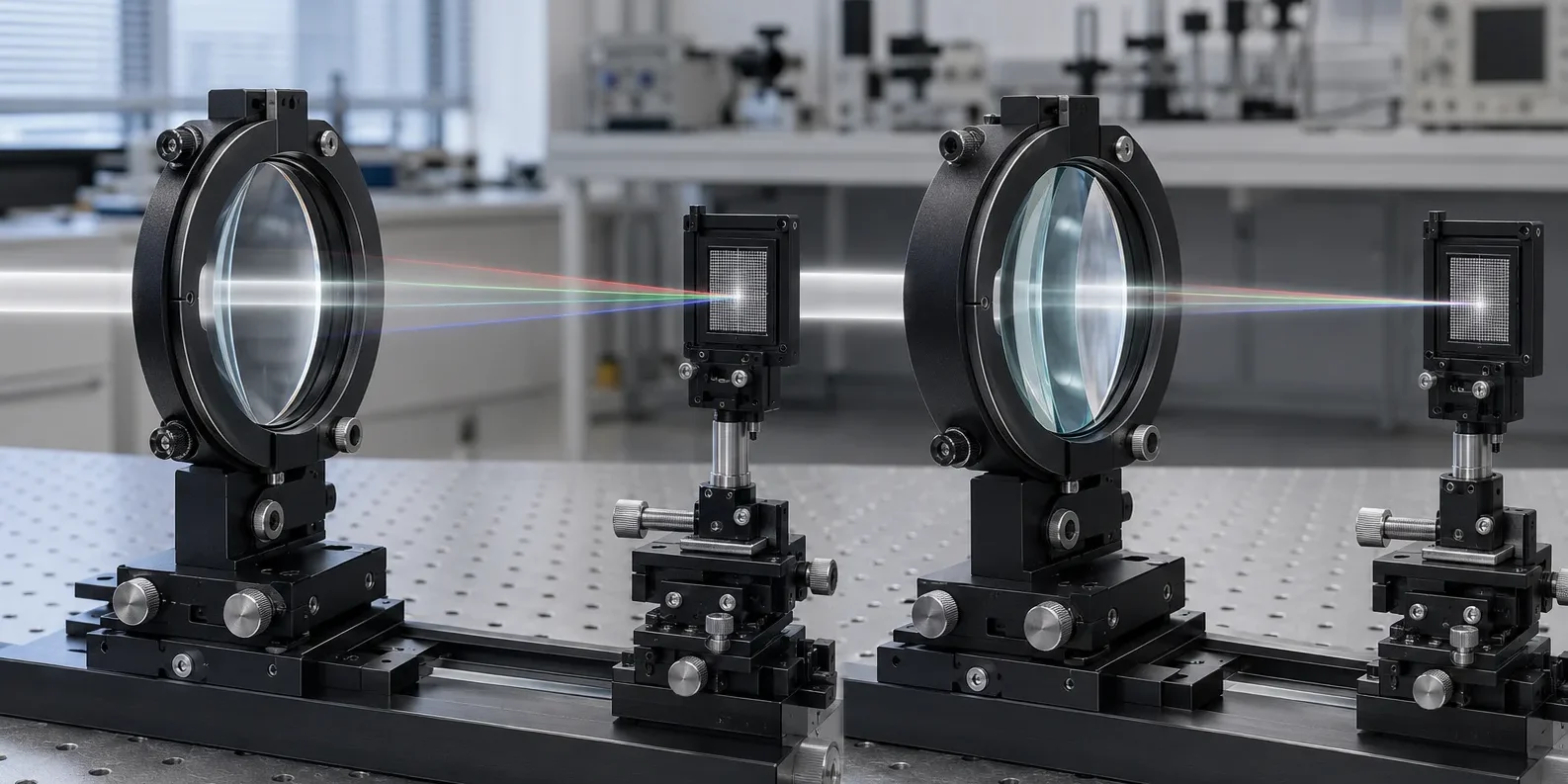 achromatic lens vs singlet lens achromatic lens vs singlet lens