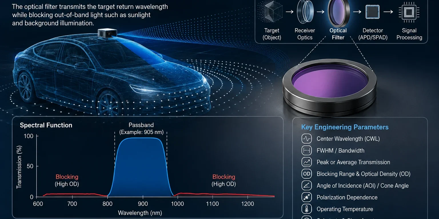 automotive lidar optical filter manufacturer automotive lidar optical filter manufacturer