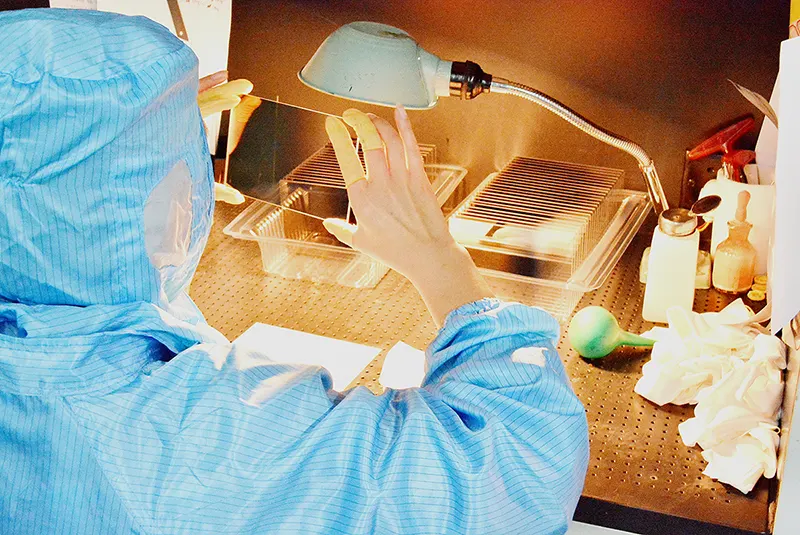 Finished optical component inspection