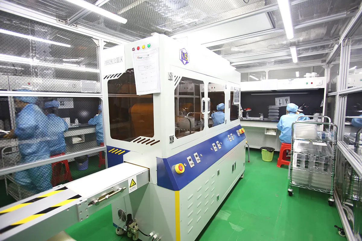 GIAI optical production area used during custom component manufacturing