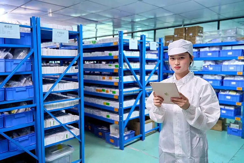 GIAI Photonics material storage area