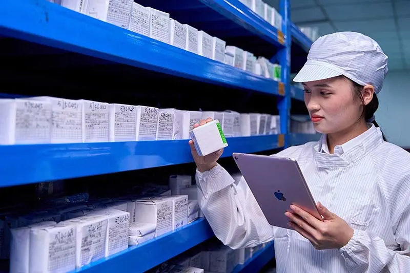 Inventory and material inspection at GIAI Photonics