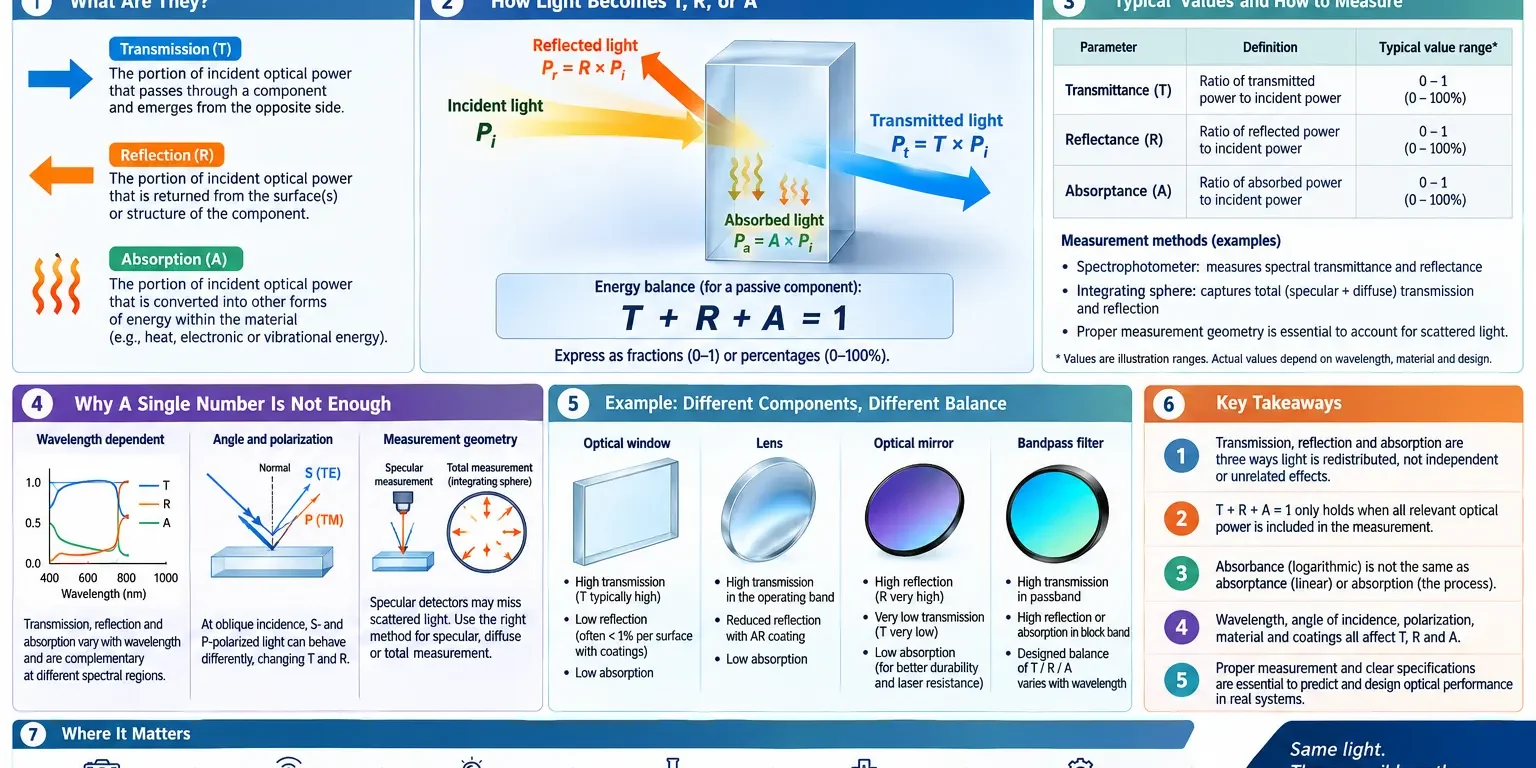 transmission, reflection, and absorption explained in optics transmission, reflection, and absorption explained in optics