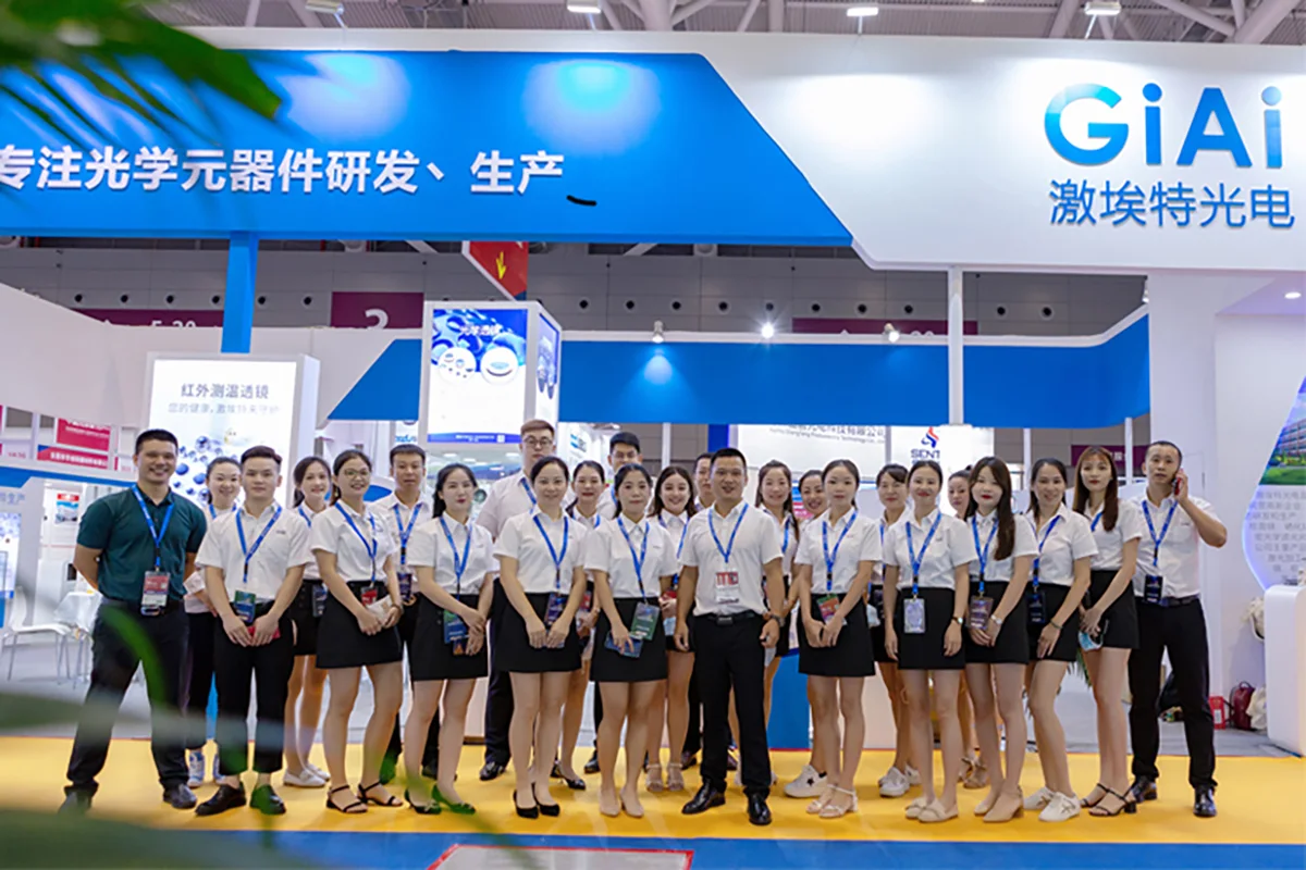 GIAI team at a photonics industry exhibition