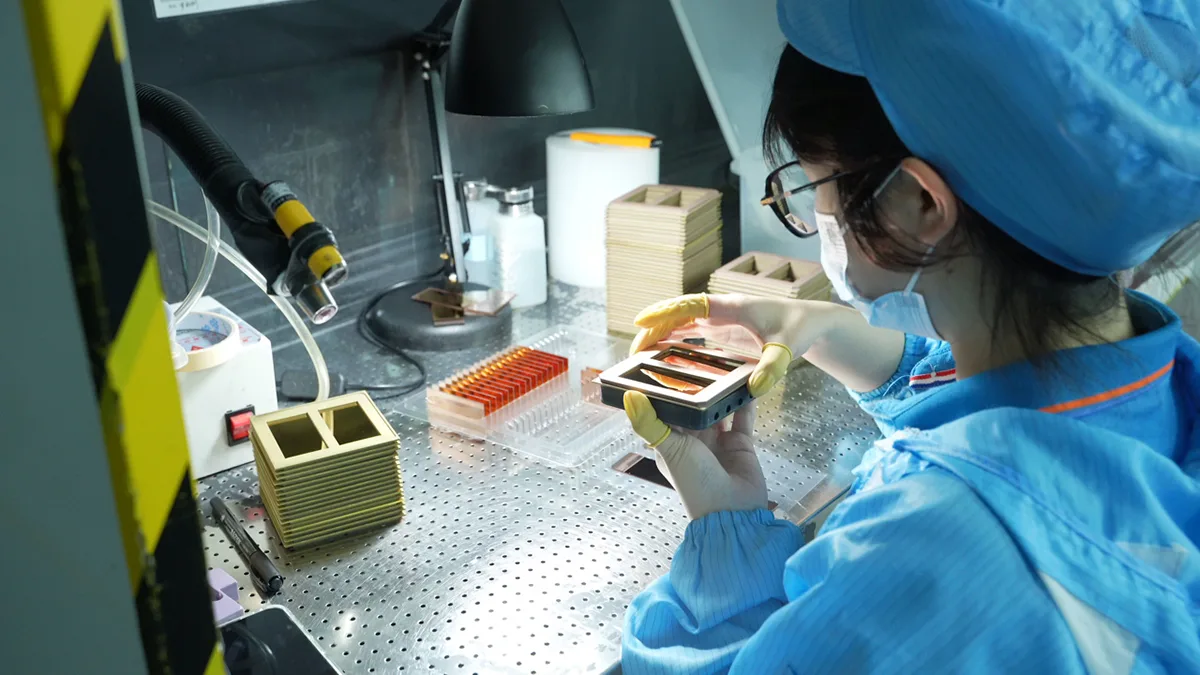 Optical component inspection activity at GIAI Photonics