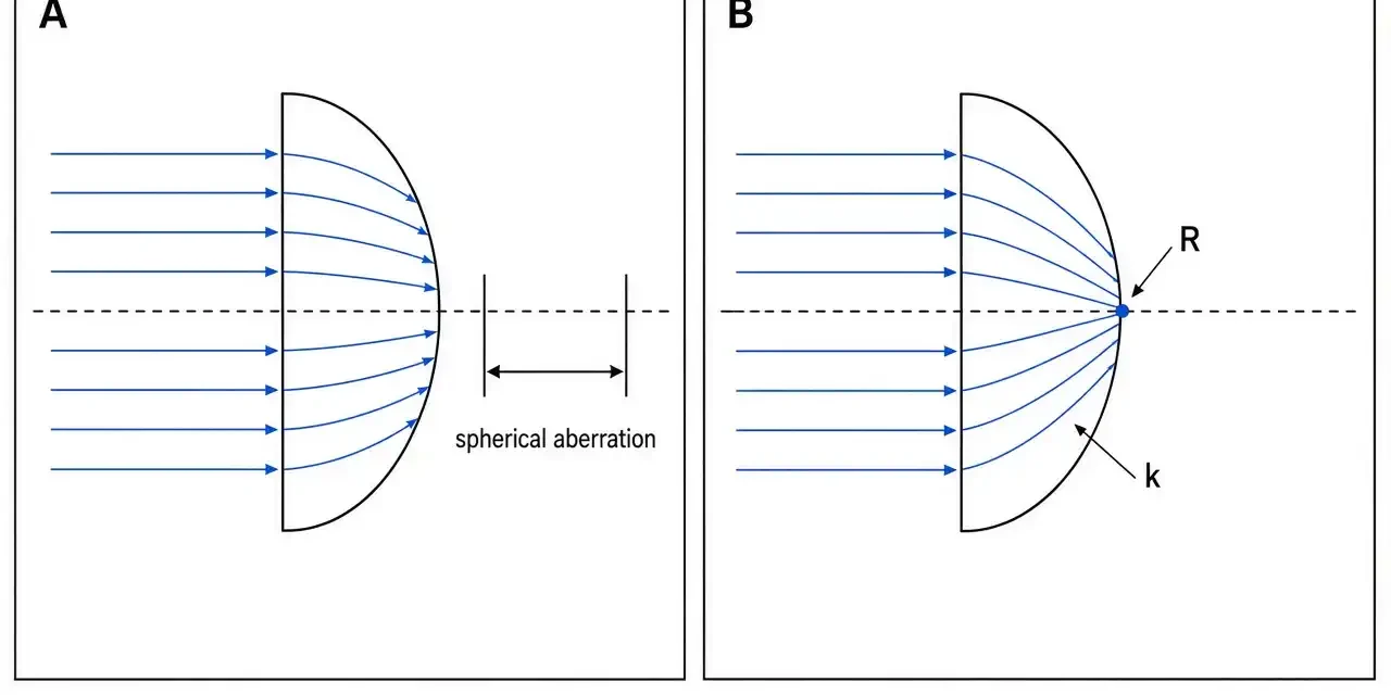 aspheric lens vs achromatic lens how to choose