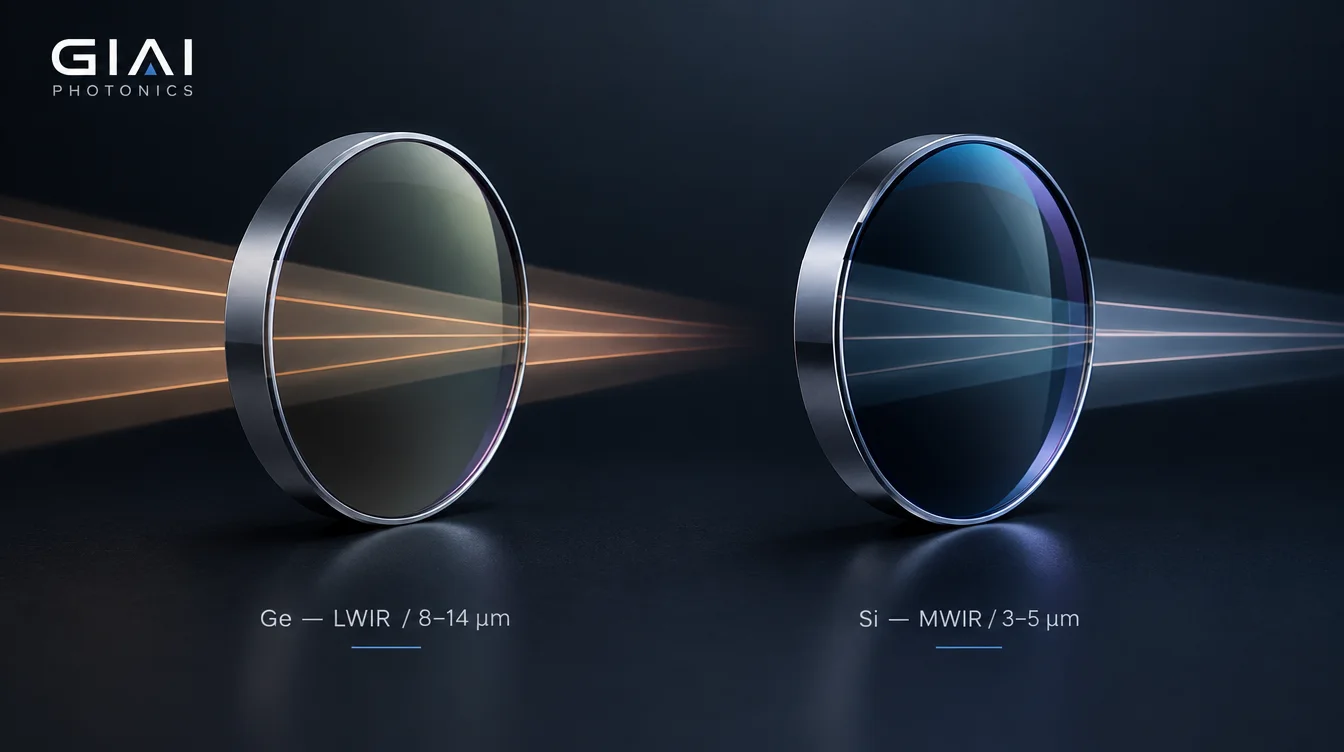 germanium vs silicon infrared optics