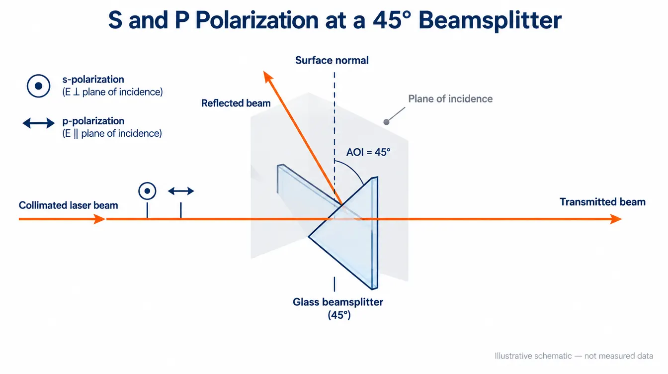 how s and p polarization affect beamsplitter selection how s and p polarization affect beamsplitter selection