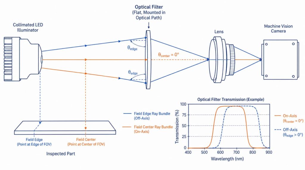 how to choose an optical filter for machine vision
