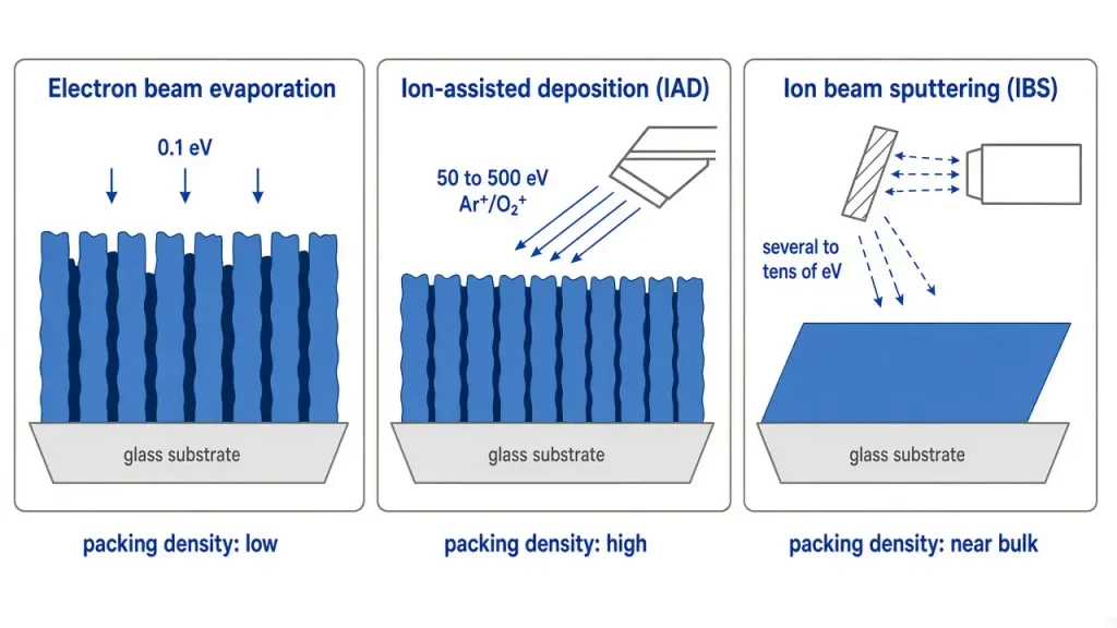 ibs vs iad optical coating how to choose the process
