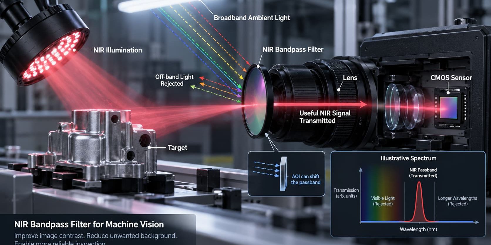 nir bandpass filter for machine vision selection guide nir bandpass filter for machine vision selection guide