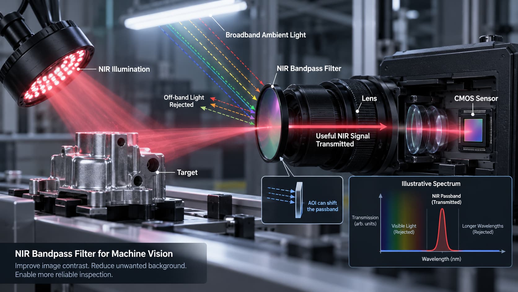 nir bandpass filter for machine vision selection guide nir bandpass filter for machine vision selection guide