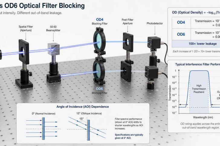 od4 vs od6 optical filter blocking key differences