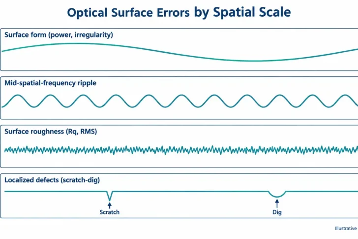 optical surface error spatial scales illustrative optical surface error spatial scales illustrative