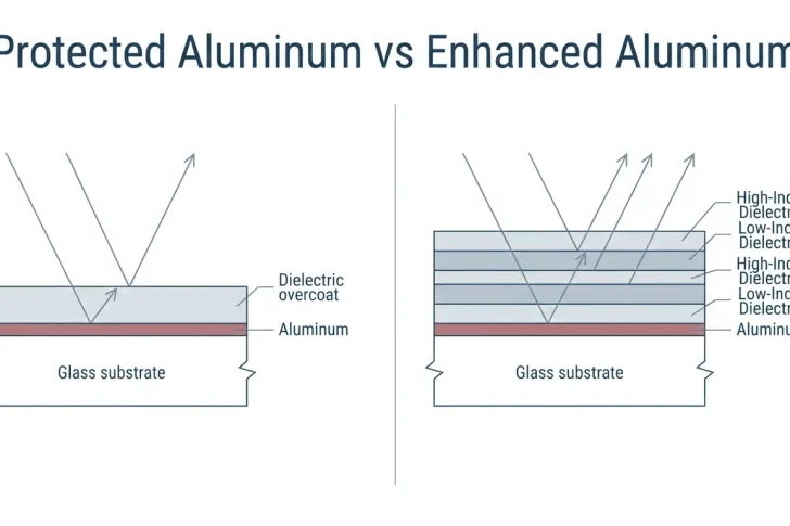 protected aluminum vs enhanced aluminum mirror coatings protected aluminum vs enhanced aluminum mirror coatings