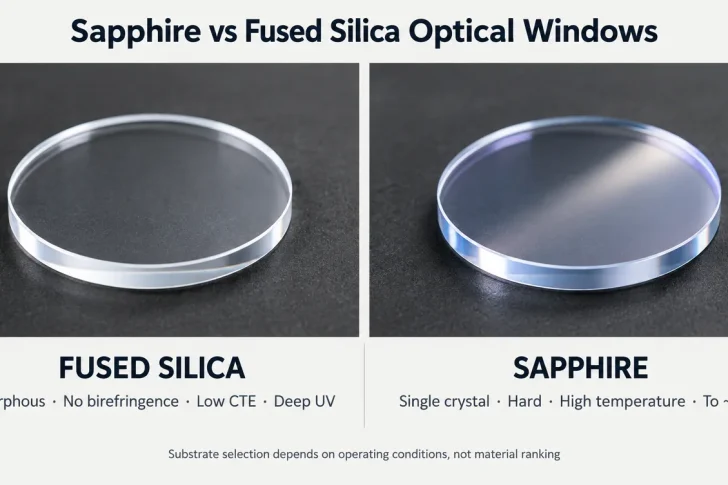 sapphire vs fused silica optical windows how to choose sapphire vs fused silica optical windows how to choose