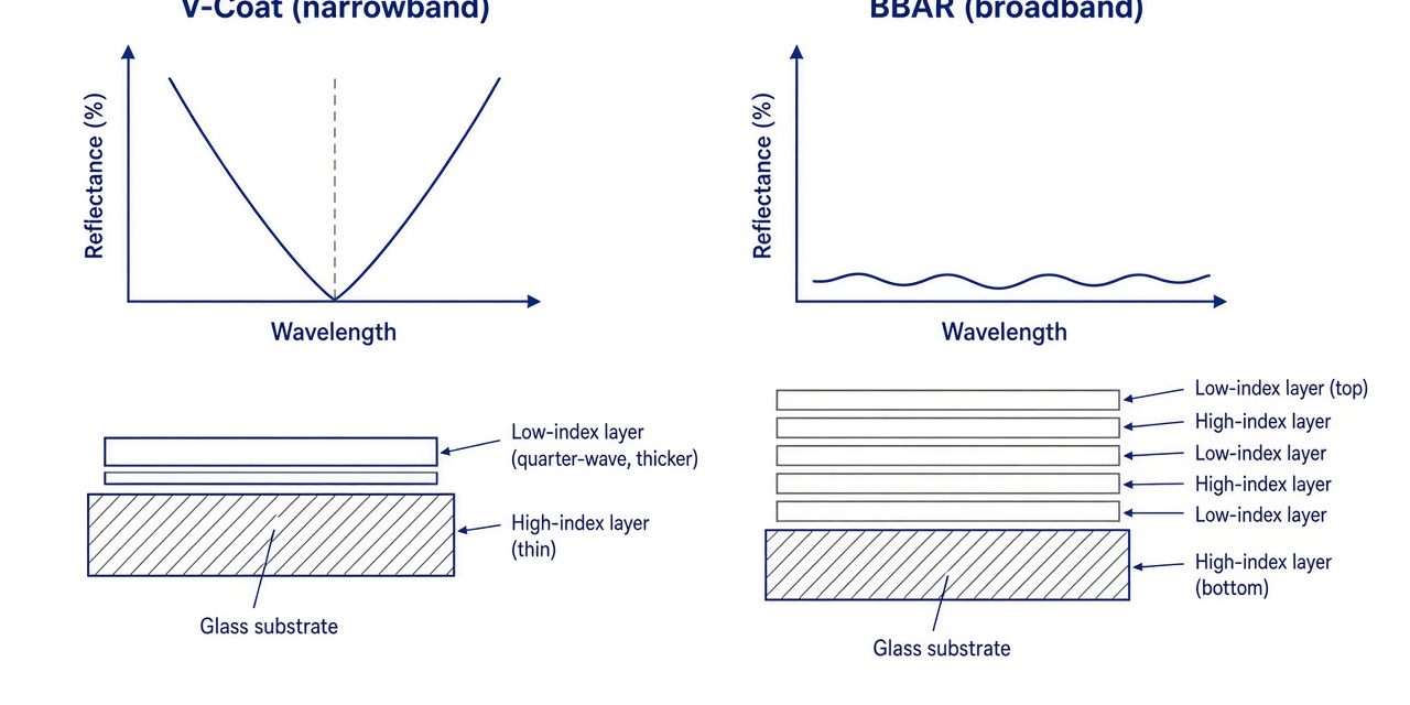 v coat vs broadband ar coating specs and trade offs v coat vs broadband ar coating specs and trade offs