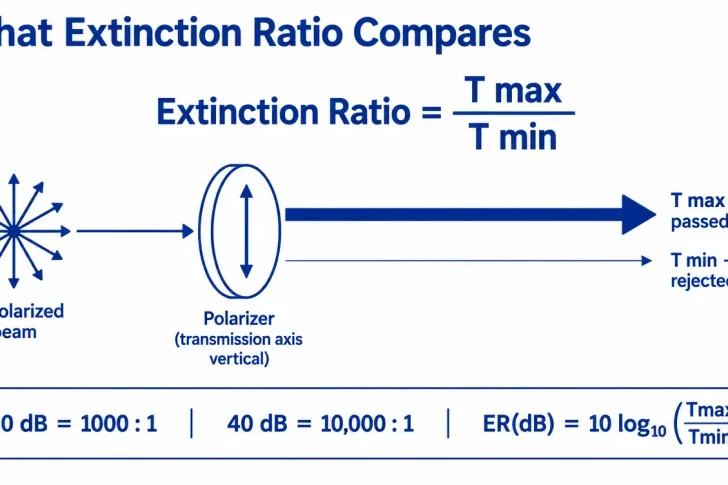 what is extinction ratio in a polarizer what is extinction ratio in a polarizer