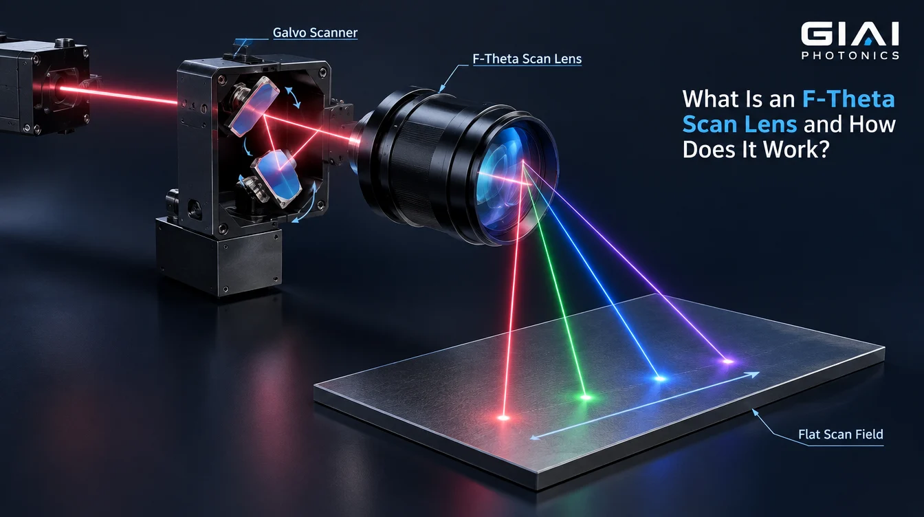 what is f theta scan lens how it works