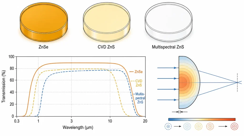 znse vs zns infrared optics
