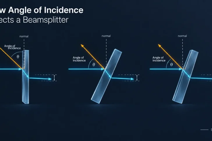 beamsplitter angle of incidence effects