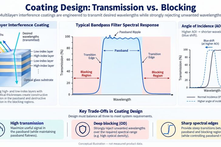 coating design transmission vs. blocking coating design transmission vs. blocking