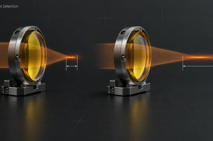 how to choose znse lens focal length depth of focus