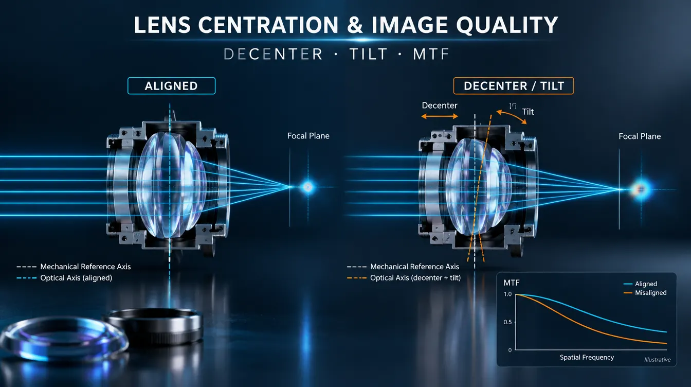 lens centration image quality